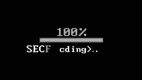 SECURITY BREACH Glitch Text Animation, Rendering, Background, with Alpha Channel Stock Footage 131062032