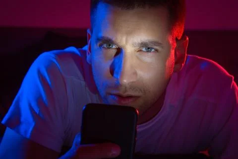 Security breach warning on smartphone screen, device infected with internet.. Stock Photos