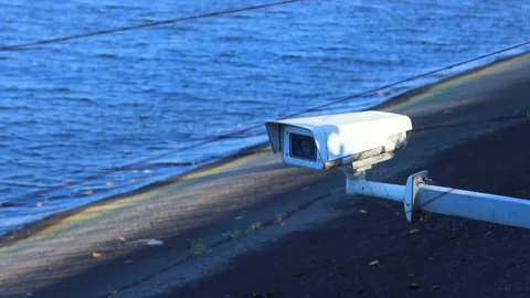 Security cam control zone. CCTV monitoring camera. Video stock 164382546