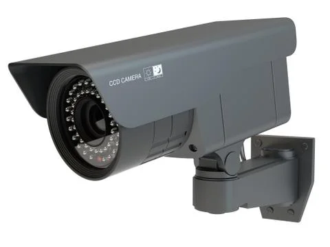 Security camera, 3d Illustration Stock Illustration