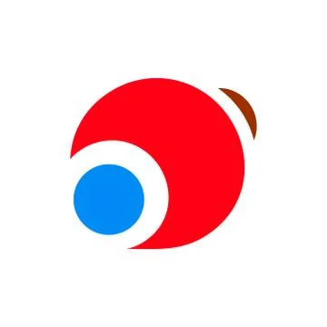 Security camera abstract sign Stock Illustration