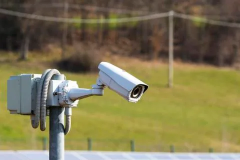 Security camera alarm Stock Photos