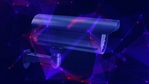 Security camera and surveillance 스톡 일러스트