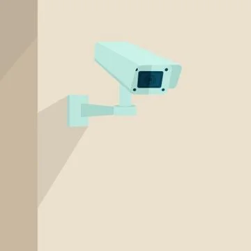Security Camera Background Illustrazione stock