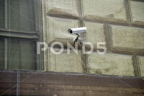 Security Camera On Building