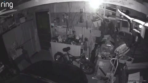 Security Camera Captures "Orb of Light", Great Falls, Montana, USA - 23 Jan 2025 Stock Footage 304284488