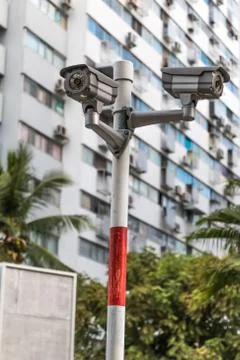 Security camera cctv Stock Photos