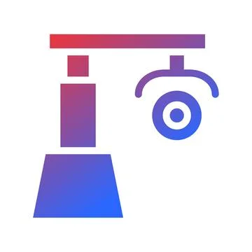 Security Camera CCTV Surveillance System Icon Stock Illustration