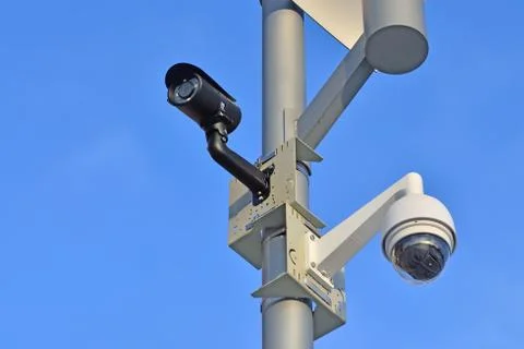 Security camera closeup Stock Photos