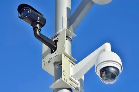 Security camera closeup Stock Photos