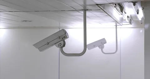 Security camera concept surveillance Stock Footage 92280239