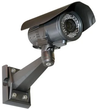 Security camera cutout Stock Photos