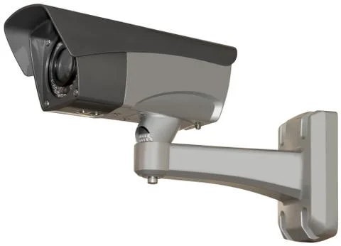 Security camera cutout Stock Photos