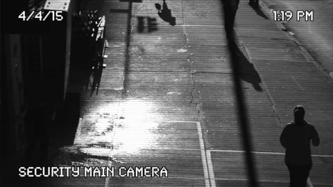 Security Camera Footage in Manhattan New York City Video stock 75358655