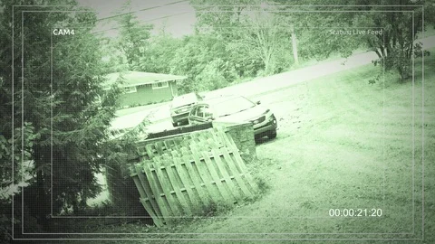Security camera footage of a small business - Angle 4 Stock Footage 79701793