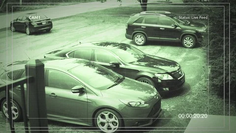 Security camera footage of a small business - Angle 1 Stock Footage 79703271