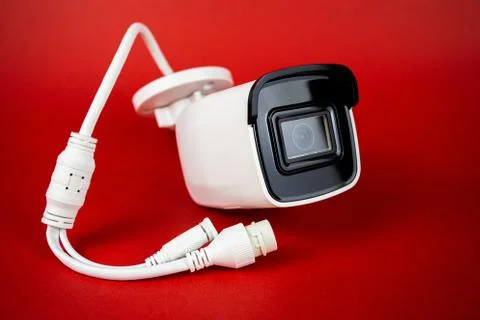 Security Camera for Home Security, videcam, smart home technology Stock Photos