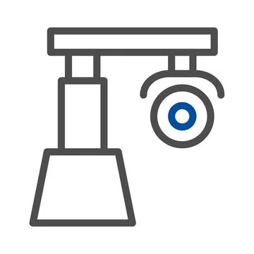 Security camera icon. Concept of surveillance, safety, and protection. Stock Illustration