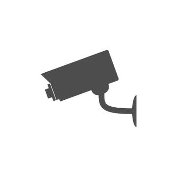 Security camera icon. Flat design. Vector illustration. Stock-Illustration