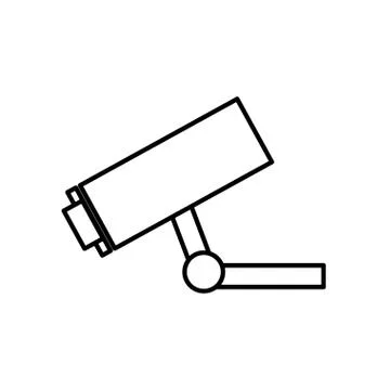 Security camera icon Illustrazione stock