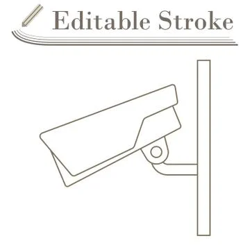 Security Camera Icon Stock Illustration