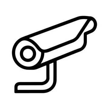 Security Camera icon. Stock Illustration