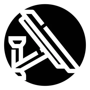 Security camera icon protecting property with surveillance system Illustrazione stock