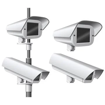 Security camera Stock Illustration