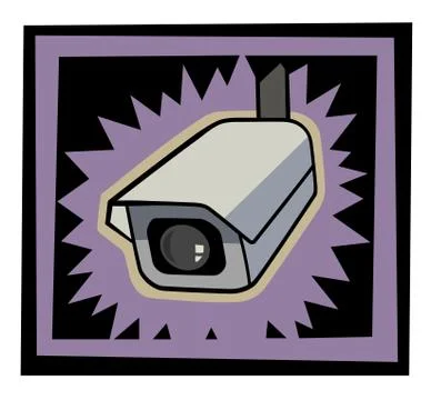 Security camera Stock-Illustration