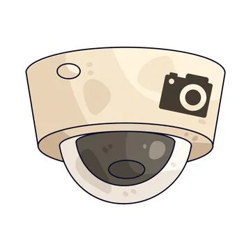Security Camera illustration Stock Illustration
