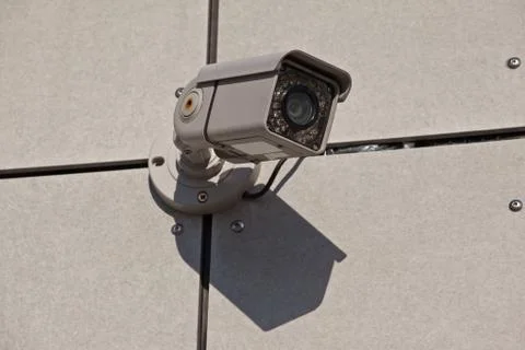 Security camera with infrared light Foto stock