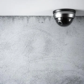 Security Camera in interior Ilustración de archivo