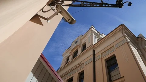 Security Camera Jewish Museum Stock Footage 108396288
