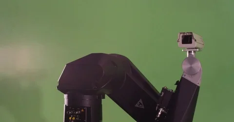 Security Camera Moving on Robot Arm Stock Footage 73054764