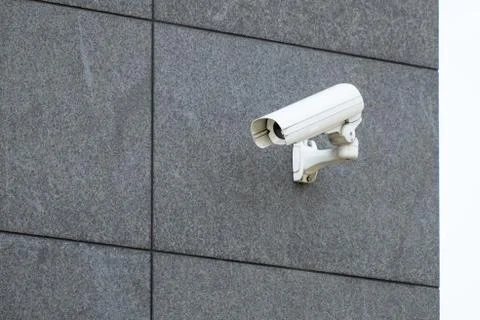 Security camera on office building Stock Photos