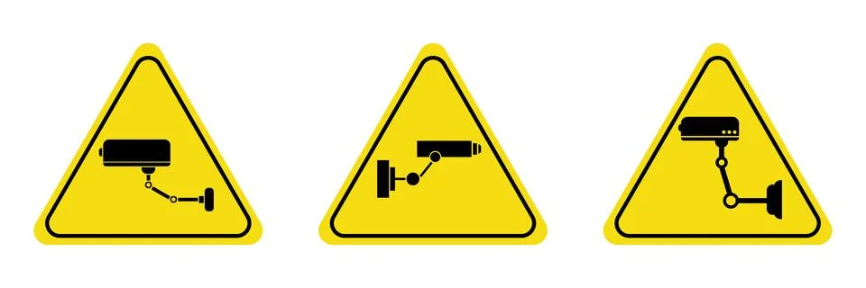 Security camera or cctv for street contributor Illustrazione stock