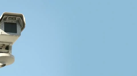 Security Camera Pan into view Stock Footage 21374413