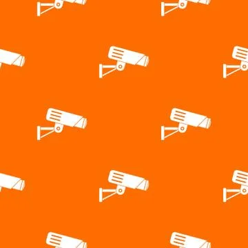 Security camera pattern seamless Stock Illustration