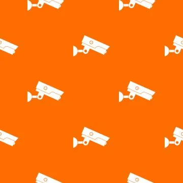 Security camera pattern seamless Illustrazione stock