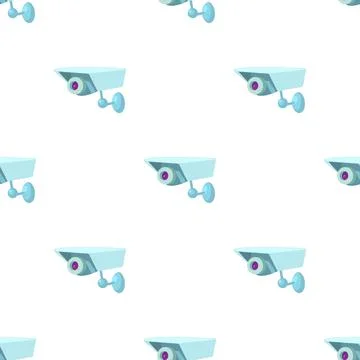 Security camera pattern seamless vector 스톡 일러스트