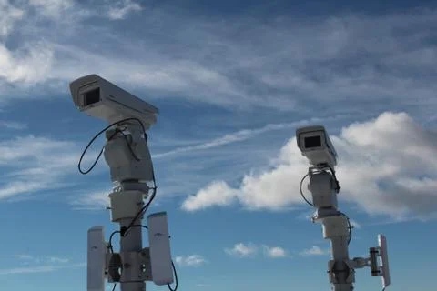 Security camera Foto stock
