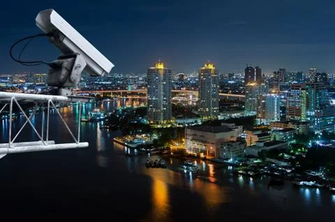 Security camera Stock Photos