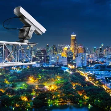 Security camera Foto stock