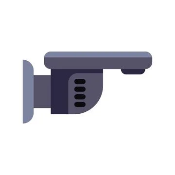 Security camera providing home surveillance and monitoring Stock Illustration