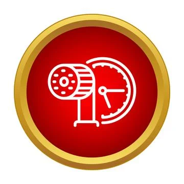 Security camera recording time vector icon concept Stockillustratie