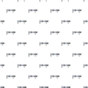Security camera seamless pattern offering surveillance and protection Stock Illustration