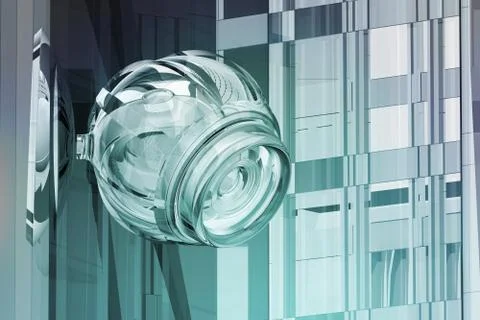 Security camera on the street Stock Illustration