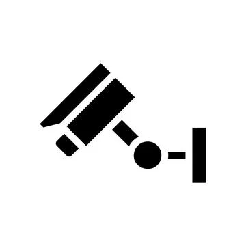 Security camera for surveillance and protection. Concept of safety, monitor.. 스톡 일러스트