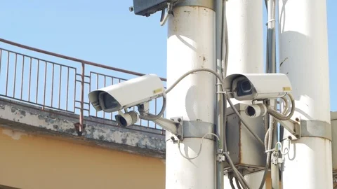 Security camera surveillance Stock Footage 97532693