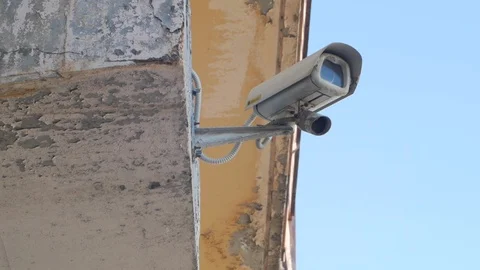 Security camera surveillance Stock Footage 97532736